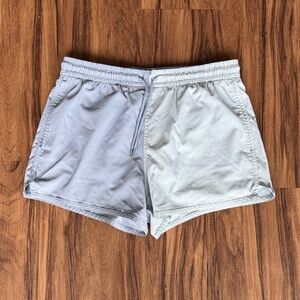 Abercrombie & Fitch Blue and White Swim Shorts
